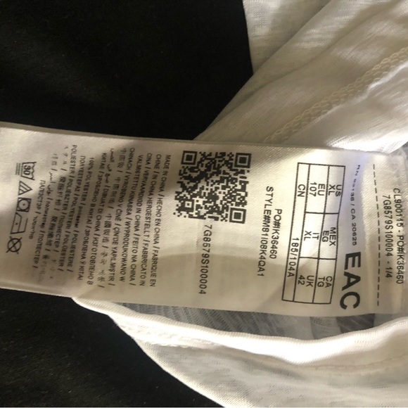 GUESS Los Angeles Men’s White T-Shirt Never Too Much 81 Short Sleeves Size XL - Picture 8 of 8